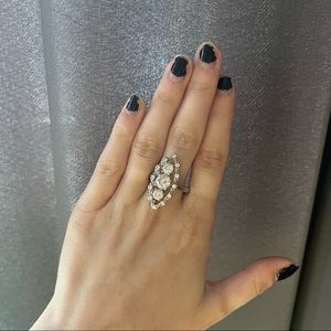 Silver vintage ring